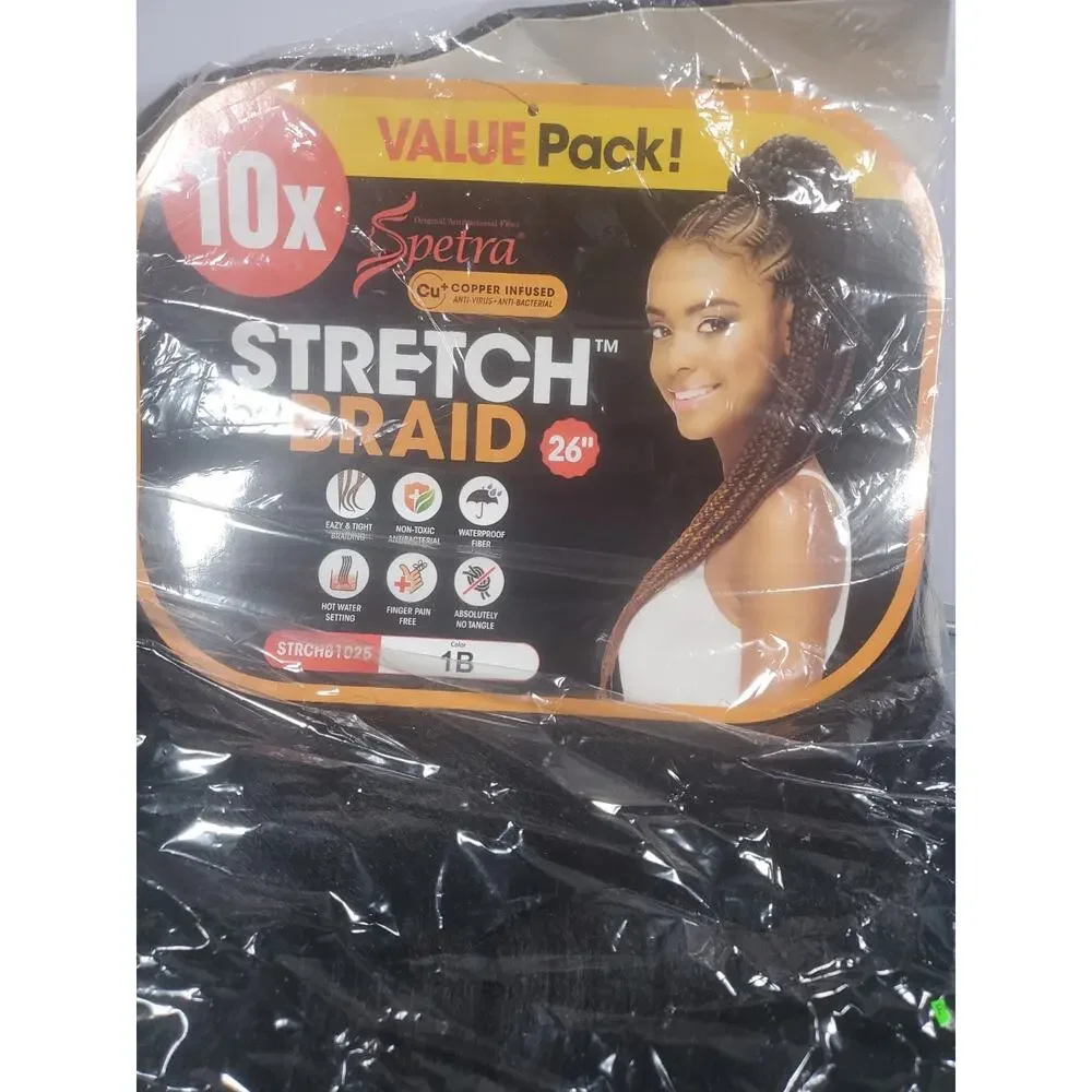 Amore Mio Spetra Stretch Braid Pre-Stretched Braiding Hair Color NEW Lot 2